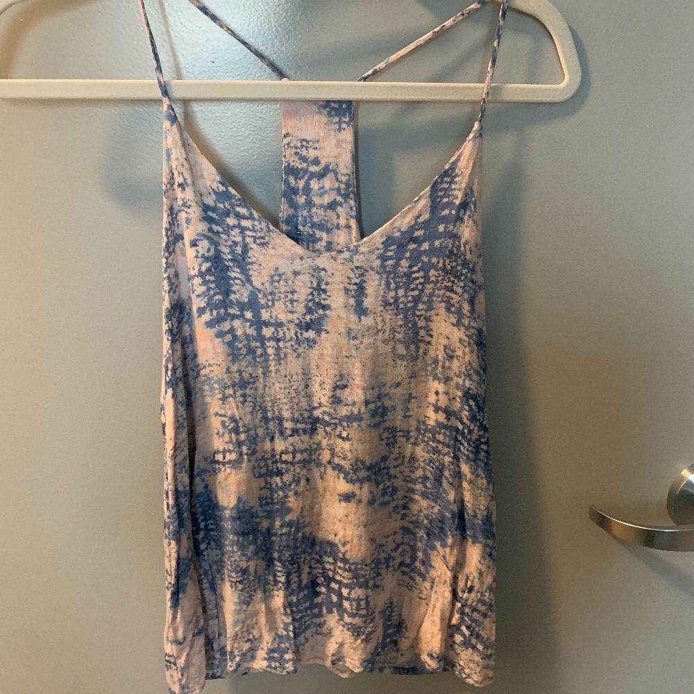 Brooklyn rose pink and blue top